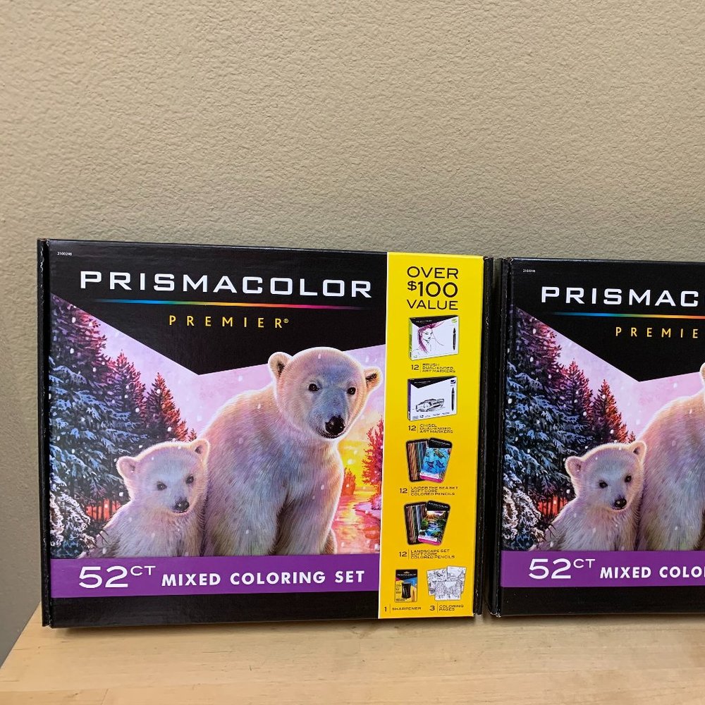 TWO Prisma Prismacolor Premier 52 Piece Set - New